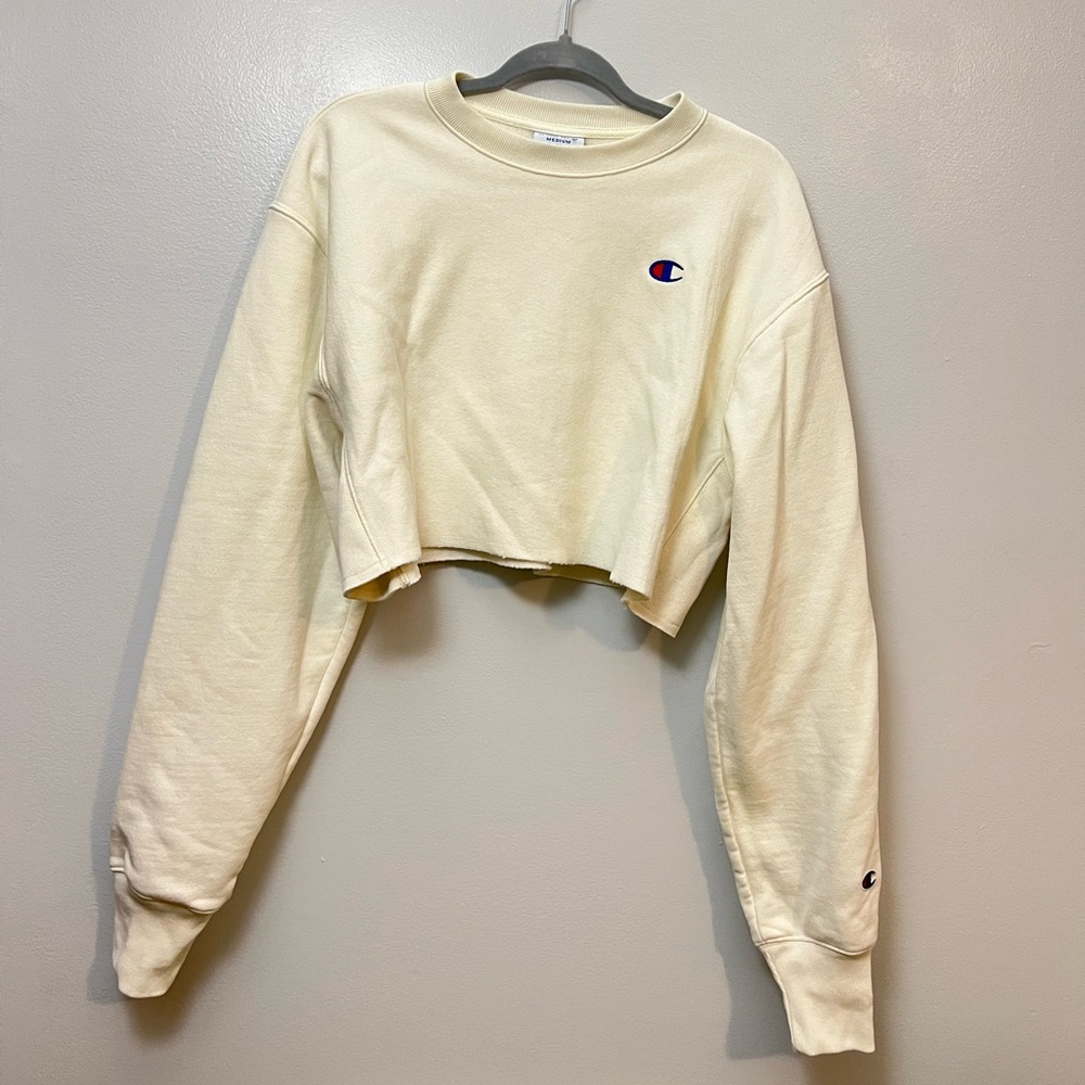 champion cropped crew neck
